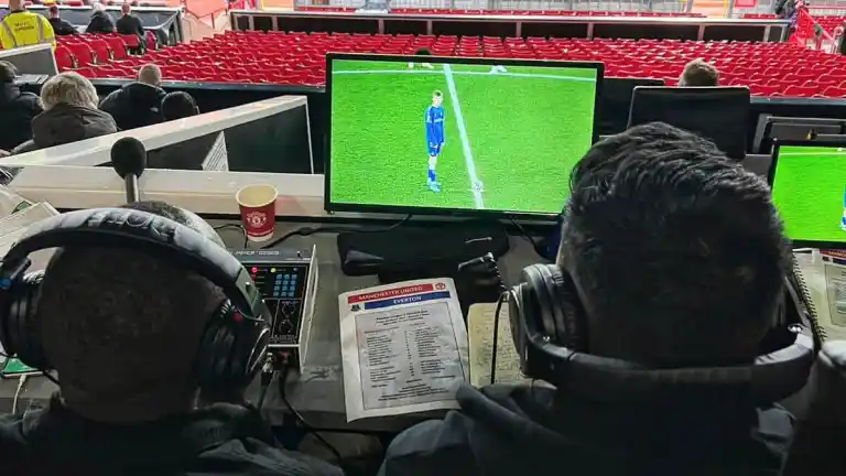Having the opportunity to commentate at a game at Old Trafford encapsulates everything that is BCOMS. 