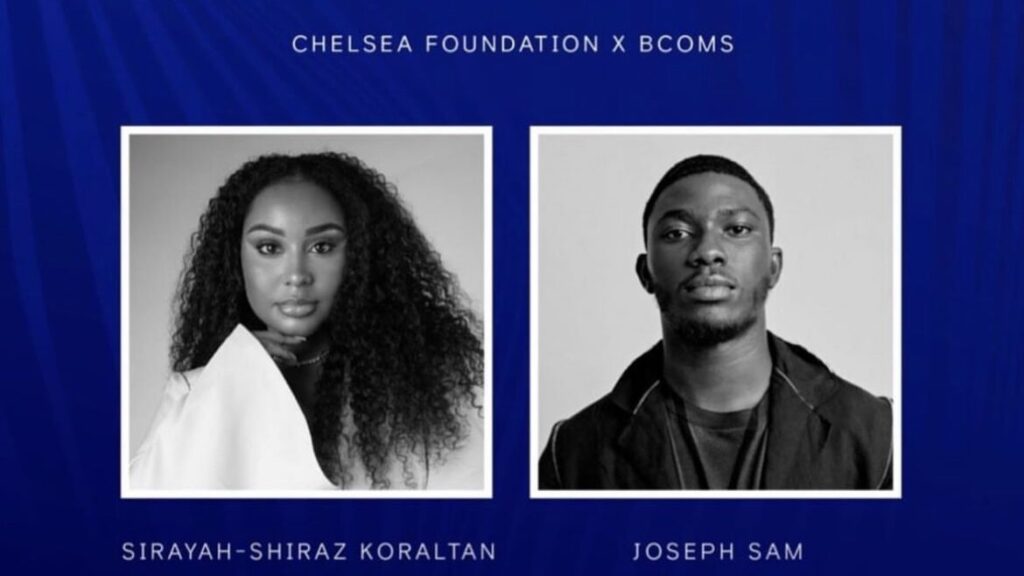 Chelsea X BCOMS Bursary Select New Recipients