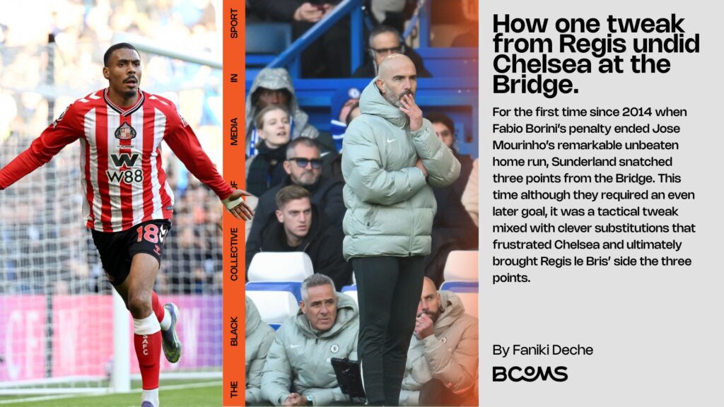 How one tweak from Regis undid Chelsea at the Bridge